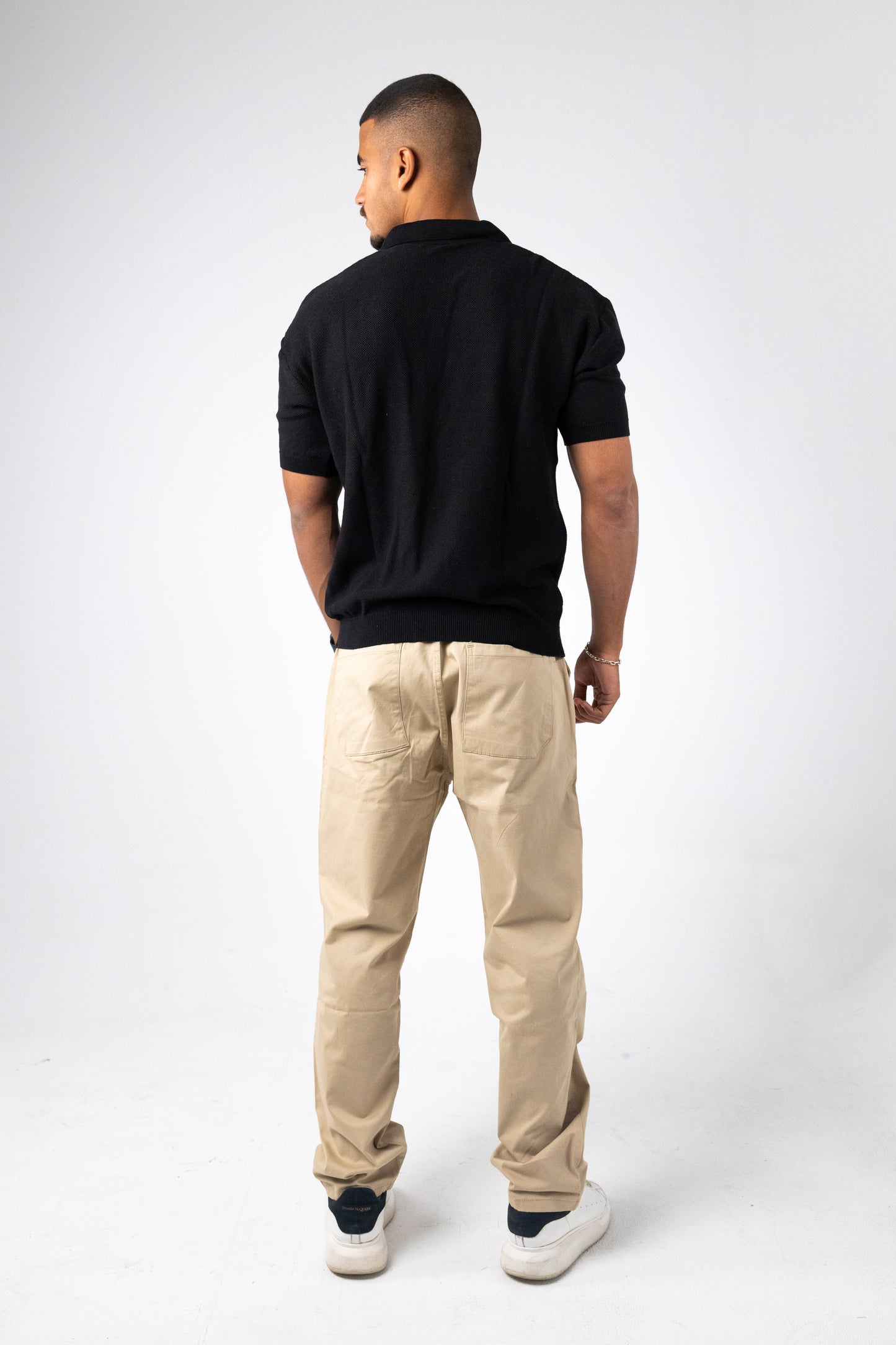 KNITTED POLO T-SHIRT