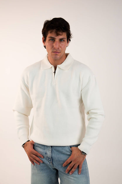 MEN'S KNITTED QUARTER ZIP
