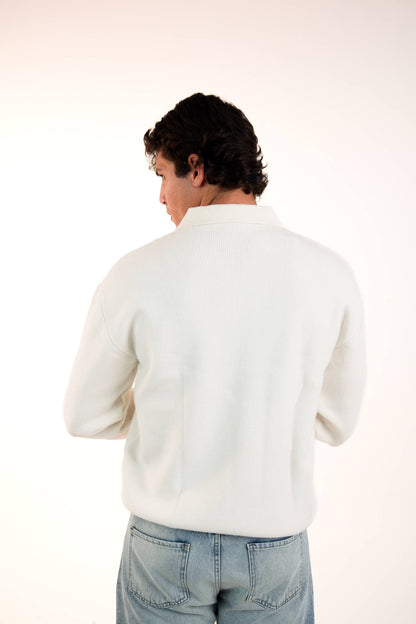 MEN'S KNITTED QUARTER ZIP