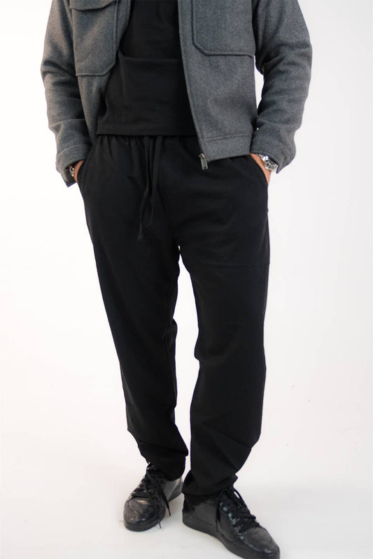 MEN'S BLACK TAILORED PANTS