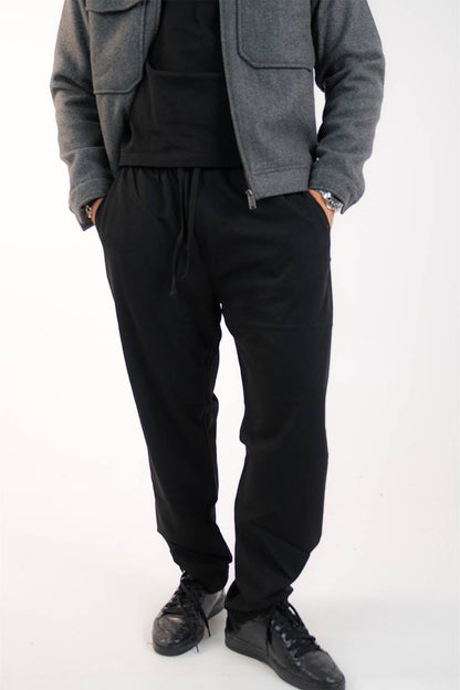 MEN'S BLACK TAILORED PANTS