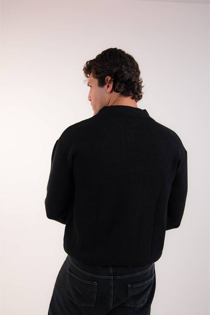 MEN'S KNITTED QUARTER ZIP