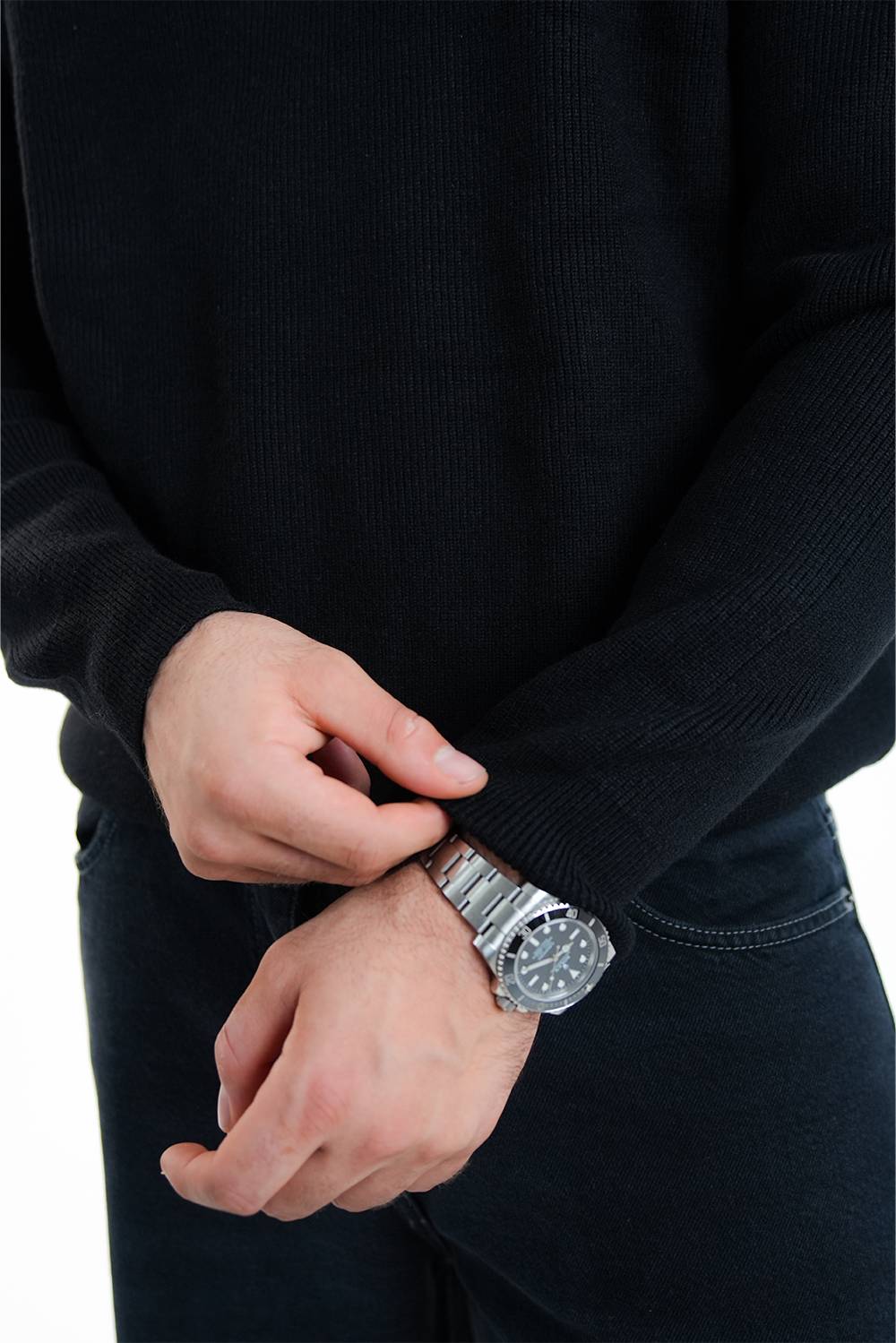 MEN'S KNITTED QUARTER ZIP