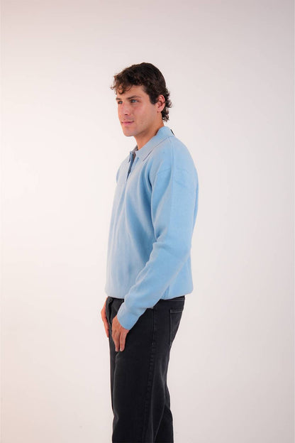 MEN'S KNITTED QUARTER ZIP