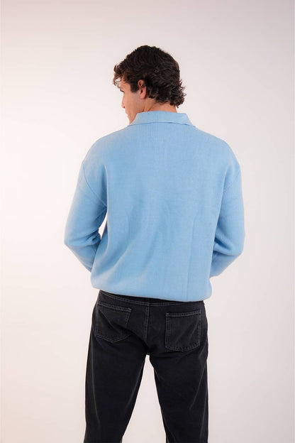 MEN'S KNITTED QUARTER ZIP
