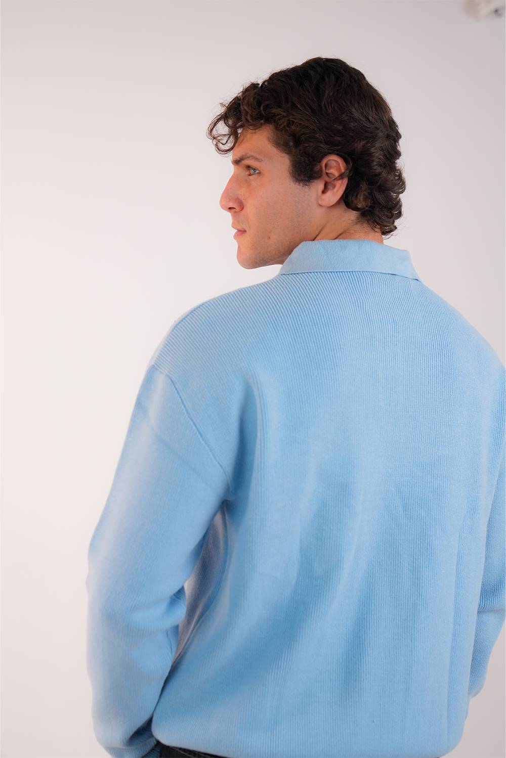 MEN'S KNITTED QUARTER ZIP